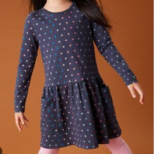 3T Tea Collection Stars Long Sleeve Pocket Dress